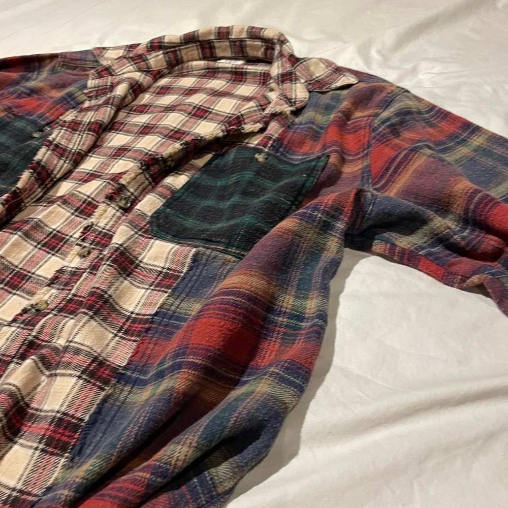 adorable grunge patched flannel